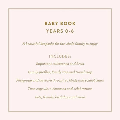 Fox & Follow Baby Book Rose Pink