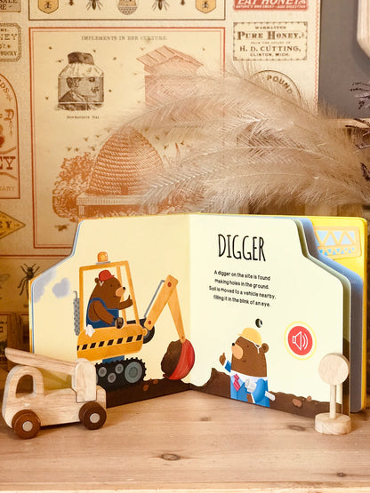 Sassi Sound Book Construction Site Vehicles