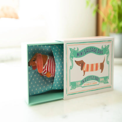 Rex London Mini Sausage Dog in Little House