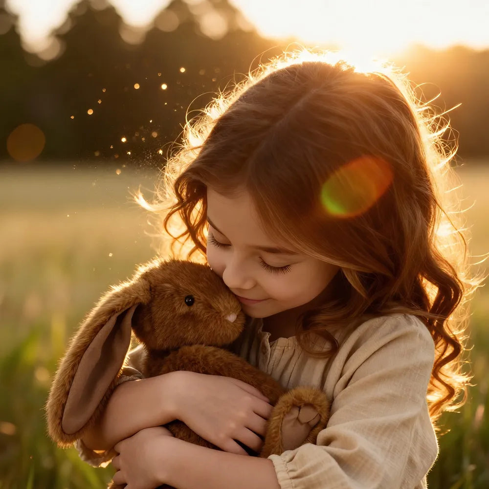 Keeleco Enchanted World Plush Bunny Brown