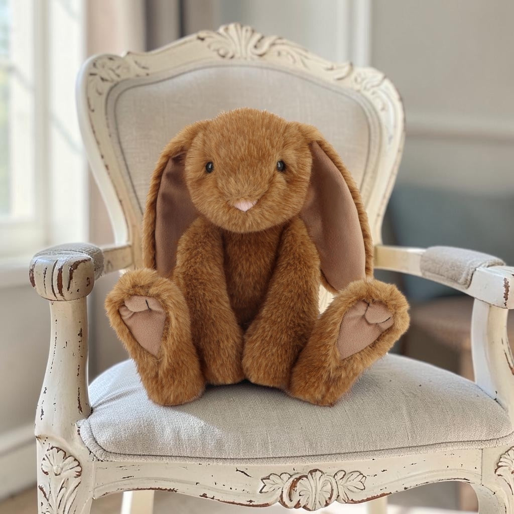 Keeleco Enchanted World Plush Bunny Brown