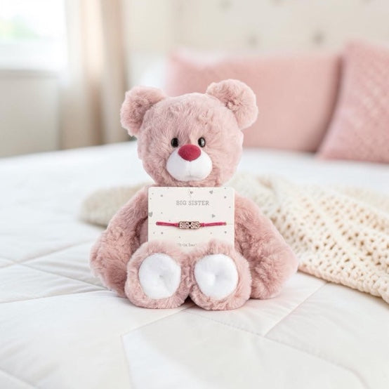 Demdaco Baby Big Sister Pink Bear
