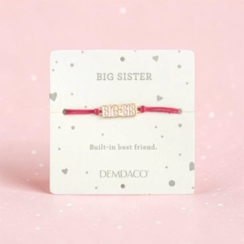 Demdaco Baby Big Sister Pink Bear