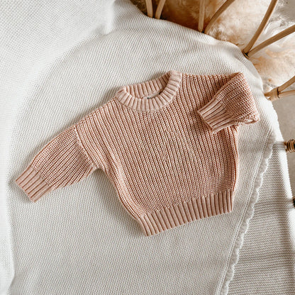 Blossom & Pear Mini Knit Sweater Pink Lemonade