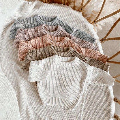 Blossom & Pear Mini Knit Sweater Pink Lemonade