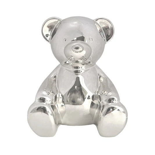 Russell Collection Edward Silver Bear Money Box