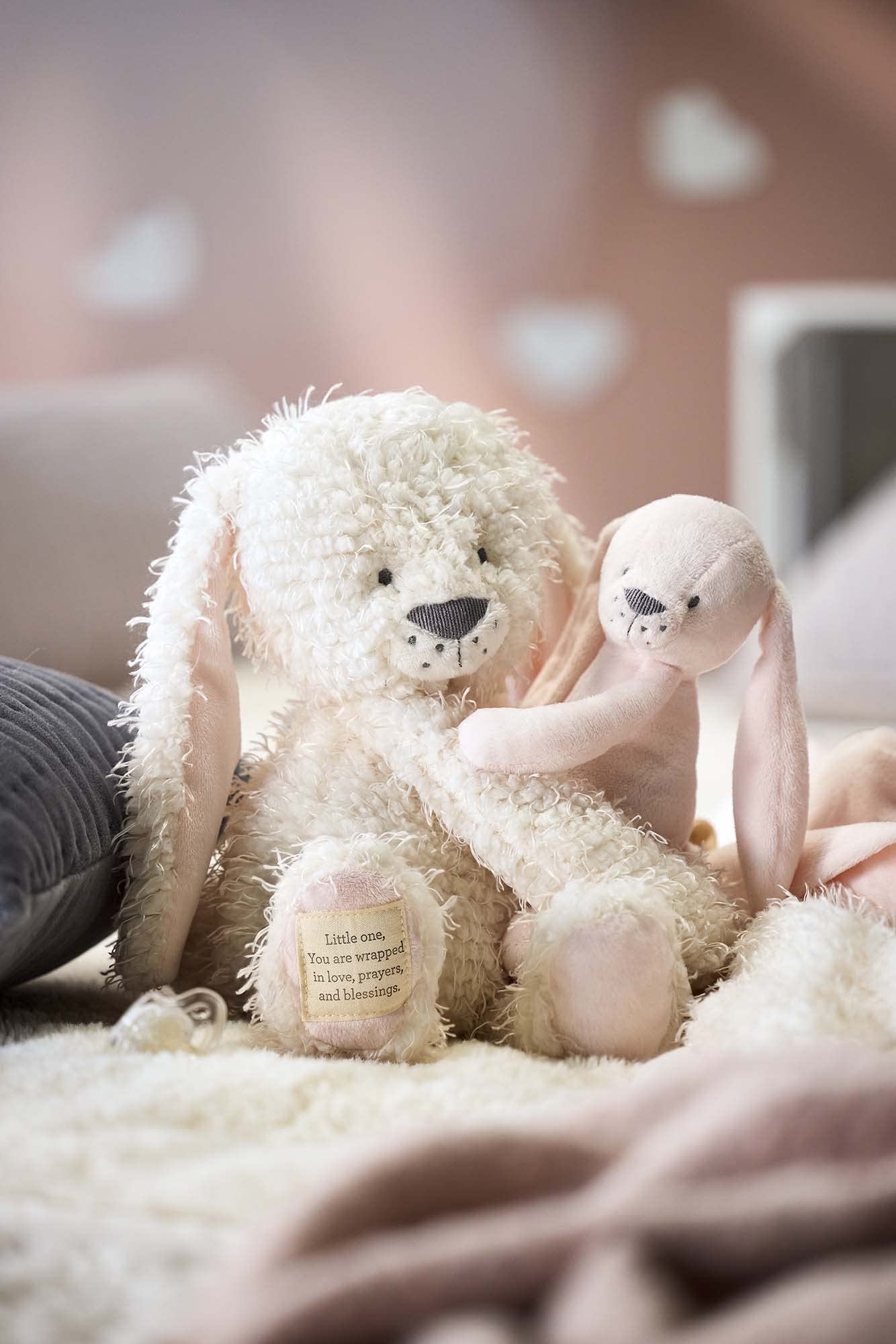 Demdaco Baby Wrapped in Prayer You and Me Bunny