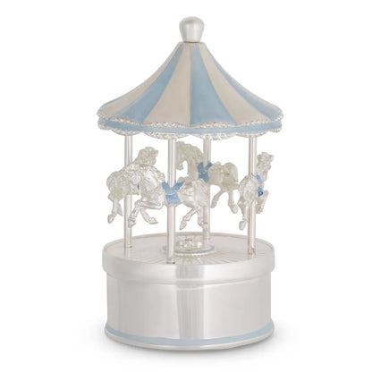 Russell Collection Blue Rocking Horse Carousel