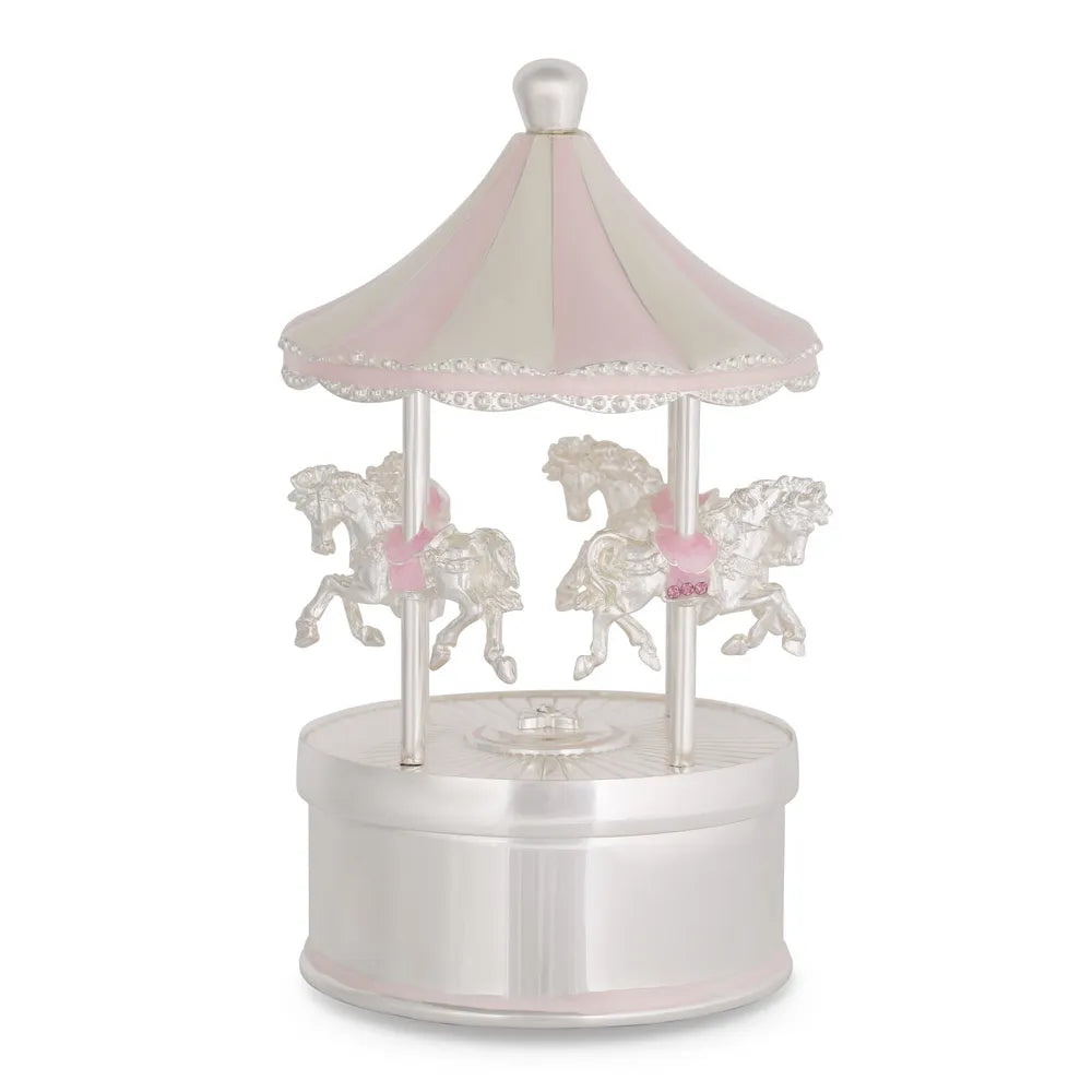 Russell Collection Pink Rocking Horse Carousel