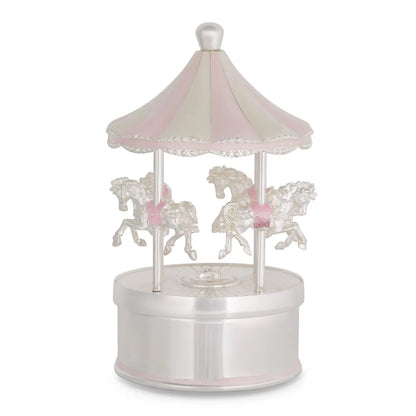 Russell Collection Pink Rocking Horse Carousel
