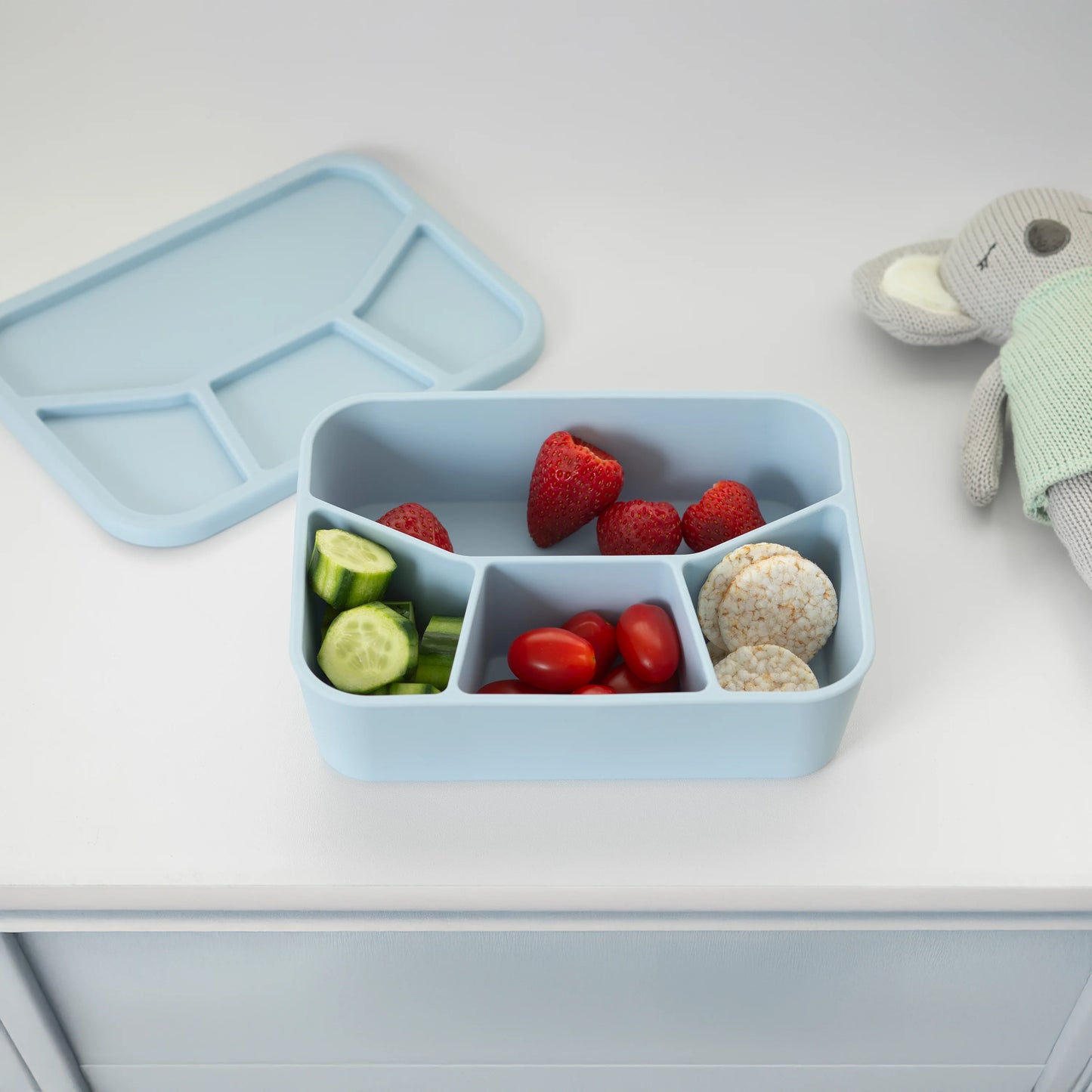 Living Textiles Silicone Lunch Box Large Blue