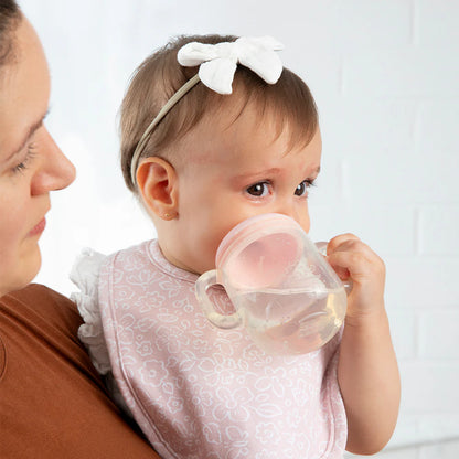 Living Textiles Silicone Sippy Cup Pink