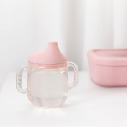 Living Textiles Silicone Sippy Cup Pink