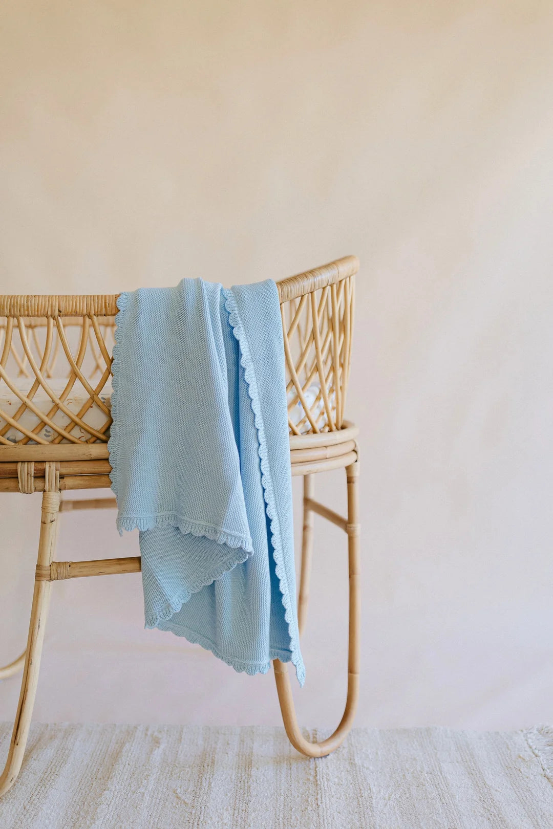 Confetti Kidz Heritage Knit Blanket Traditional Blue
