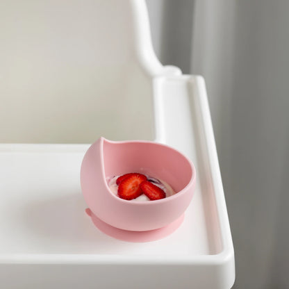 Living Textiles Silicone Bowl Pink