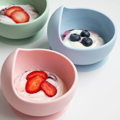 Living Textiles Silicone Bowl Blue