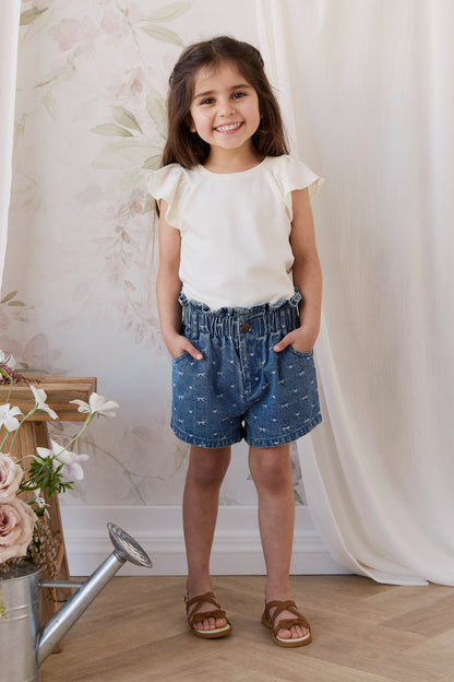 Jamie Kay Pima Cotton Wrenley Top Parchment