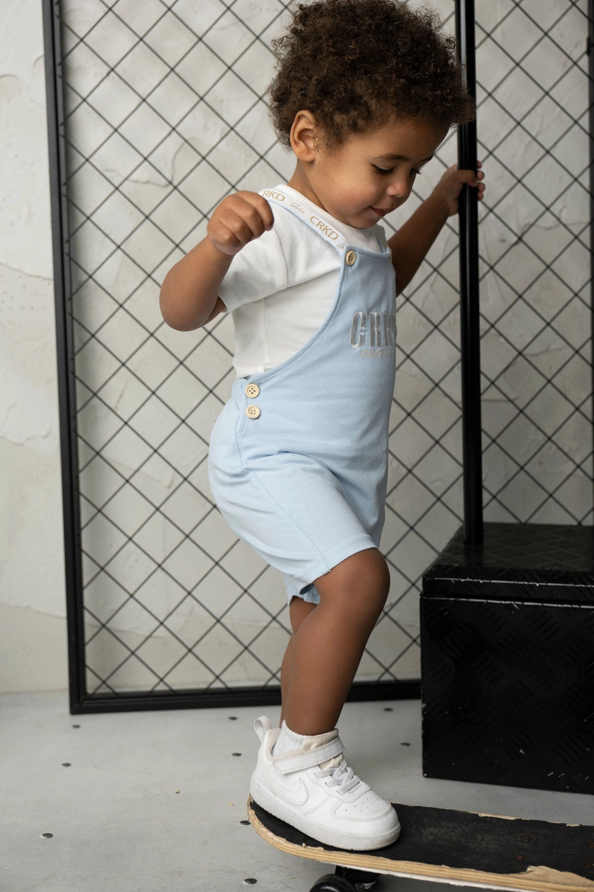 Cracked Soda Storm Overall Set Blue