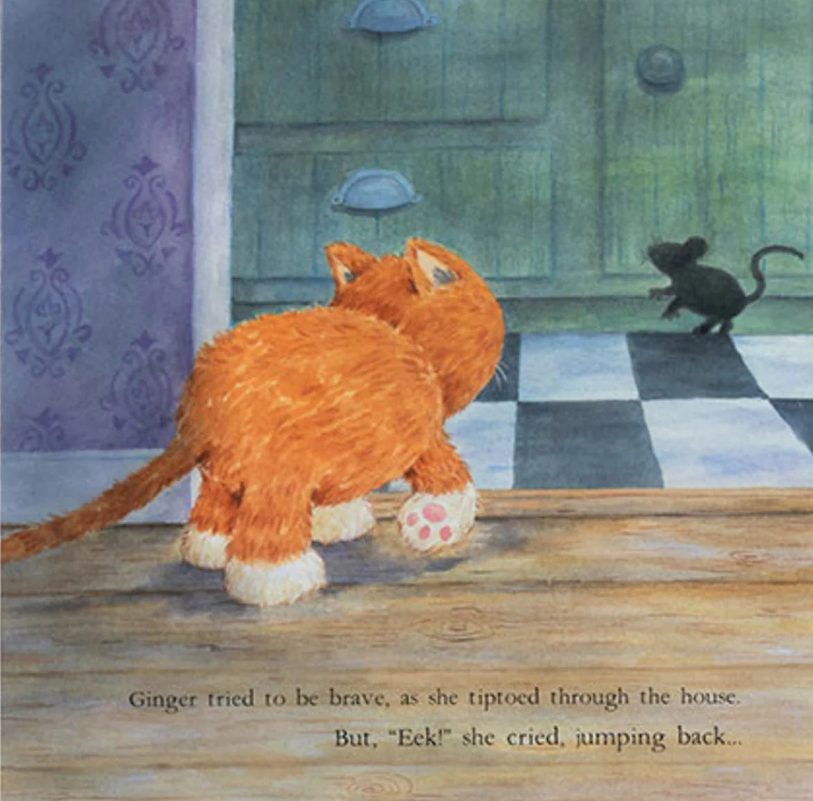 Jellycat Ginger the Courageous Kitten Book