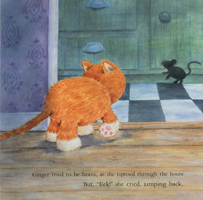 Jellycat Ginger the Courageous Kitten Book