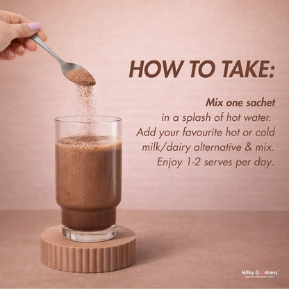 Milky Goodness Lactation Chocolate Drink Mix 10 Single Serves