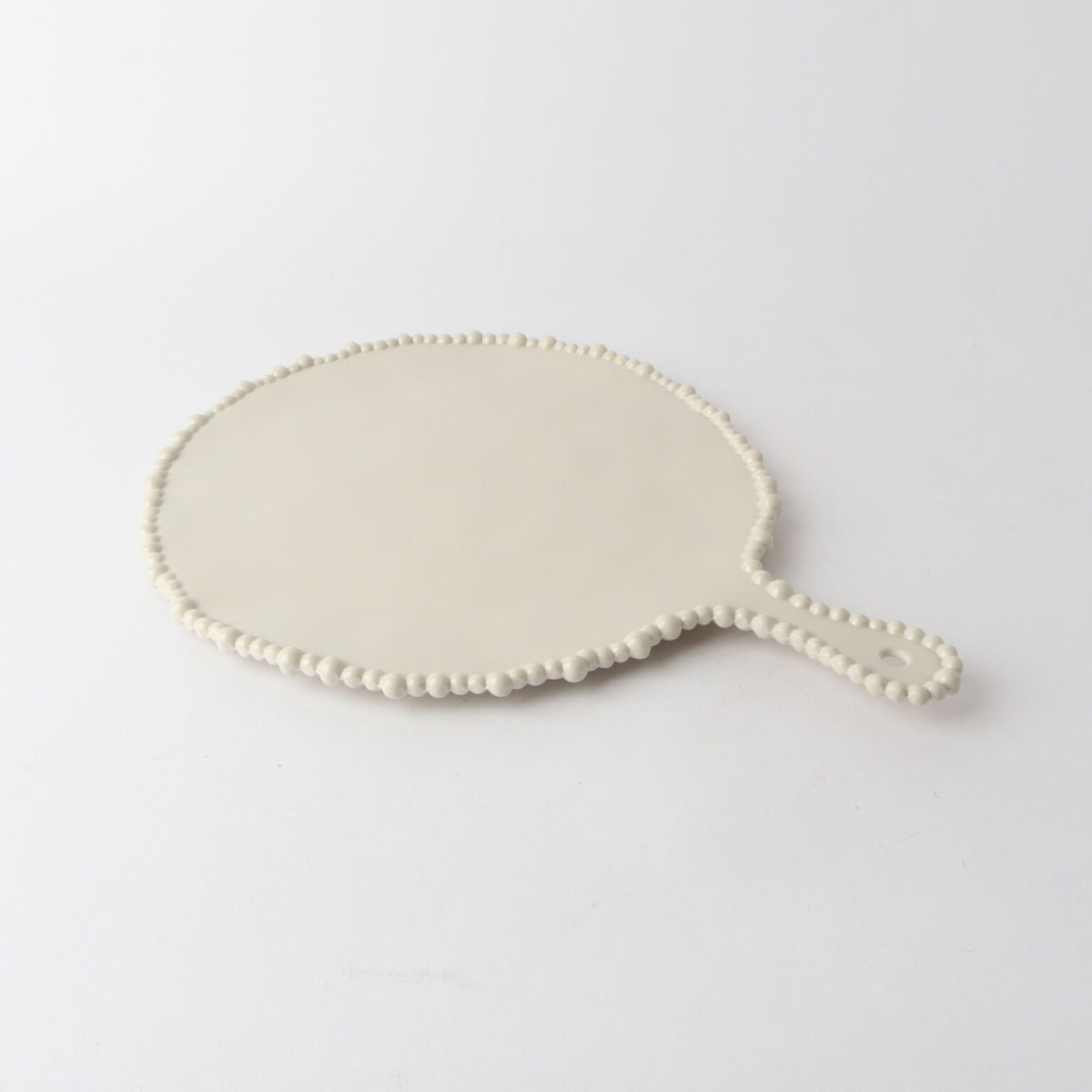 Le Forge Melamine Pearl Platter Round Sand 42cm