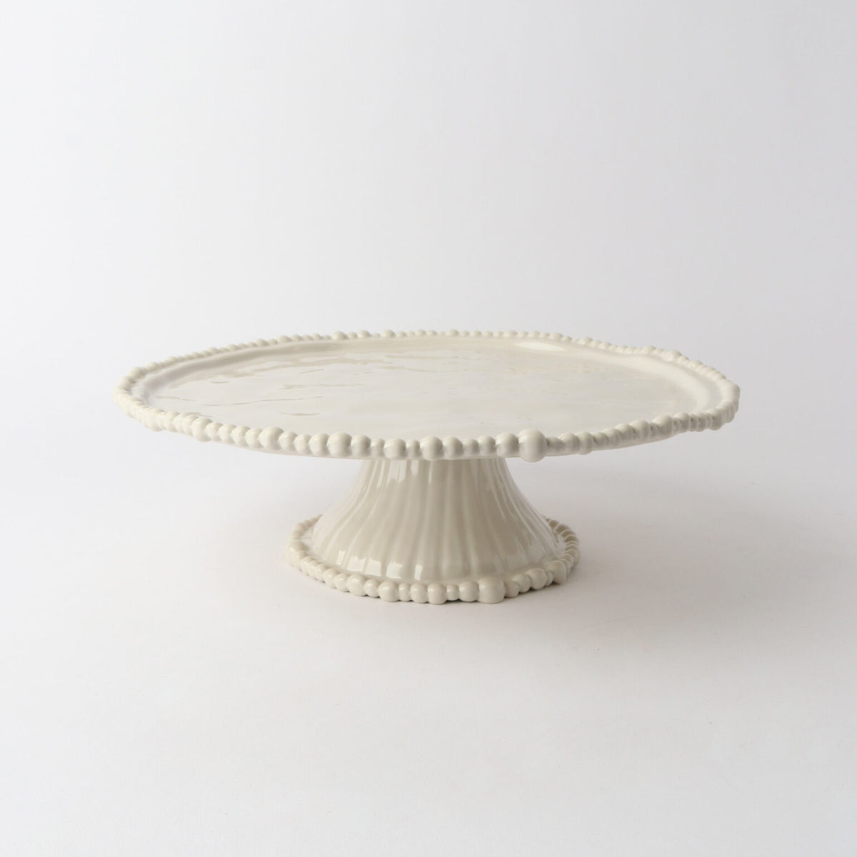 Le Forge Melamine Pearl Cake Stand Sand 35cm