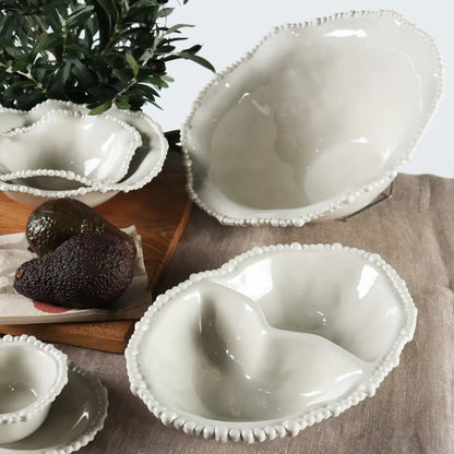 Le Forge Melamine Pearl Bowl Sand 36cm