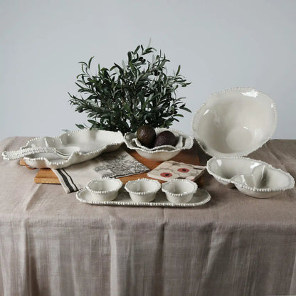 Le Forge Melamine Pearl Bowl Sand 36cm