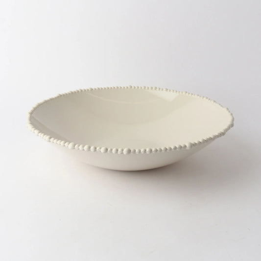 Le Forge Melamine Pearl Tapered Bowl Sand 19cm
