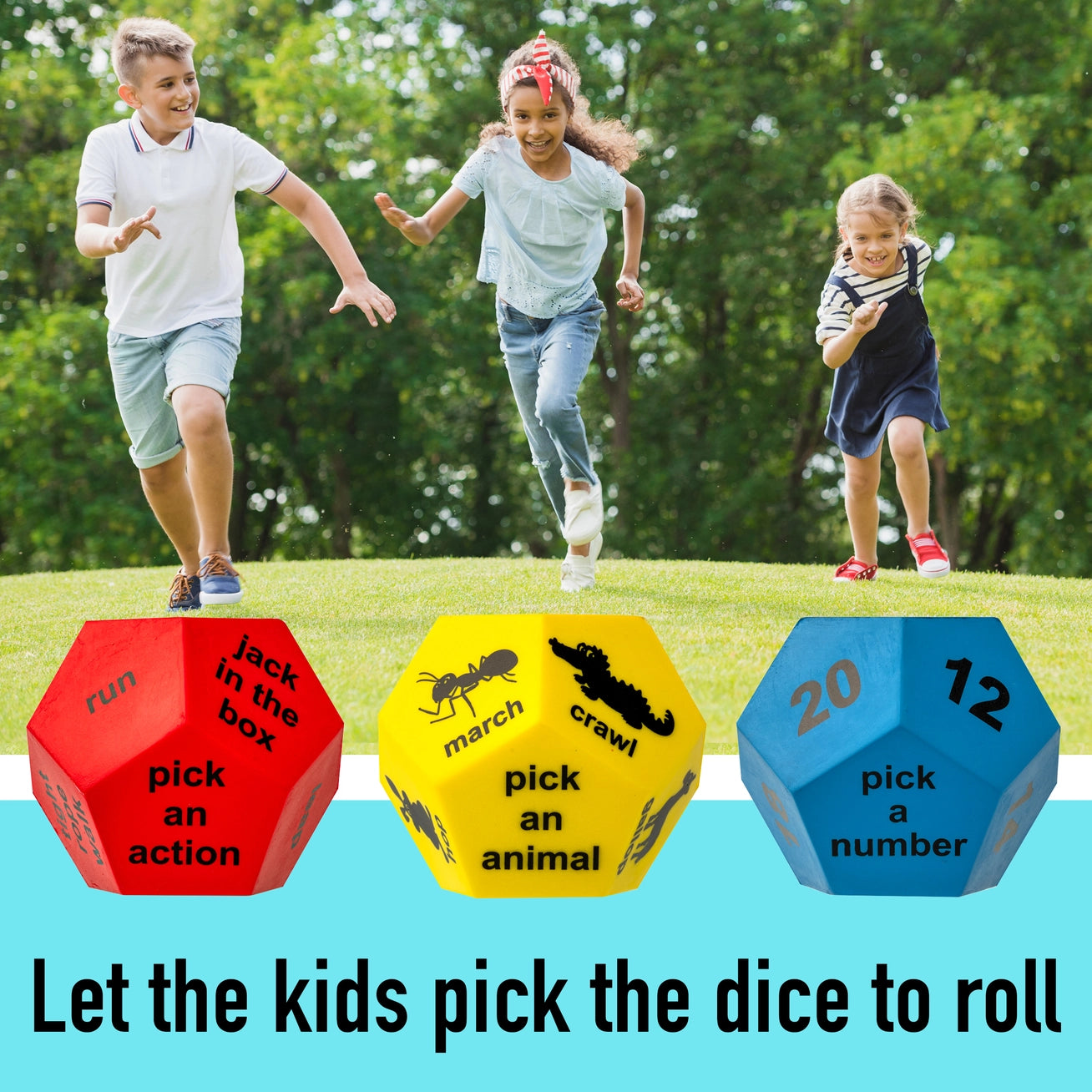 Covelico Kids Exercise Dice Set