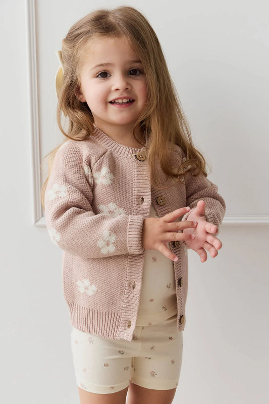 Jamie Kay Harper Cardigan Frankie Knit Rose