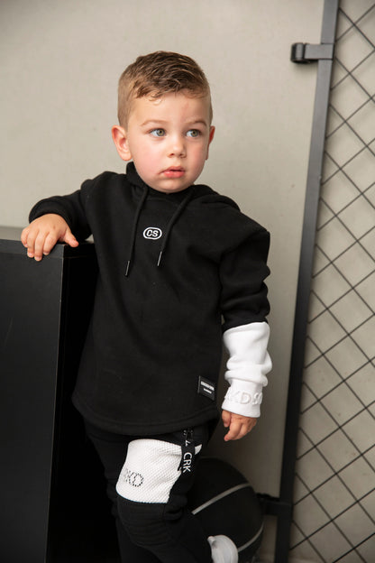 Cracked Soda Zack Hoodie Black/White