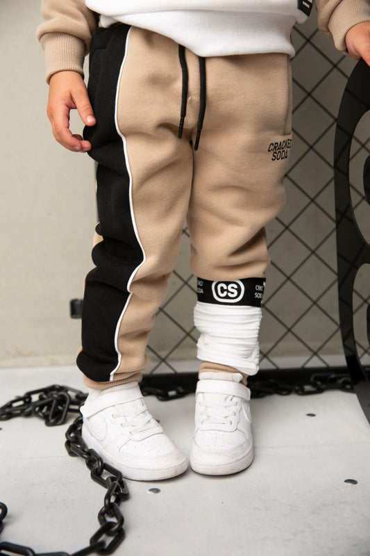 Cracked Soda Albie Trackpants Biscuit
