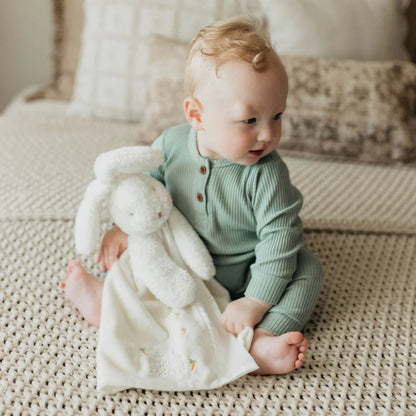 Bunnies by the Bay Bye Bye Buddy Bun Bun Bunny White