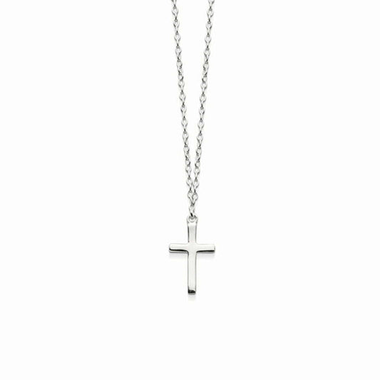 Tiny Treasures Sterling Silver Children’s Cross Necklace Silver