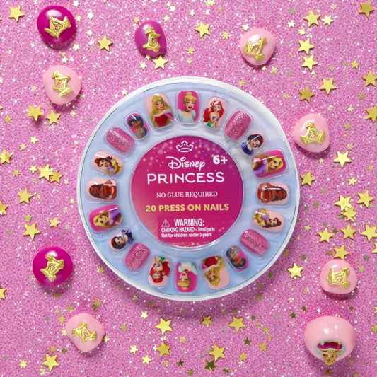 Pink Poppy Disney Princess Press On Nails