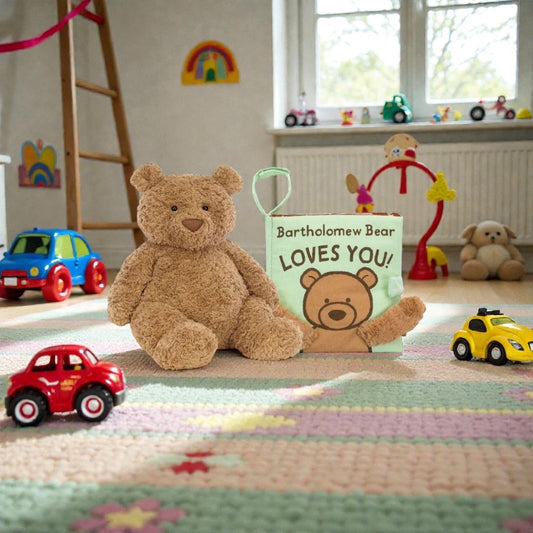 Jellycat Bartholomew Bear Loves You Book