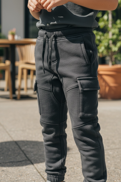 Indie Kids Turner Trackie Washed Black