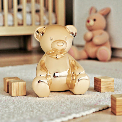 Russell Collection Edward Gold Bear Money Box