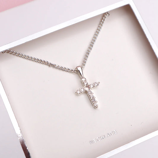 Lauren Hinkley Necklace | Diamante Cross