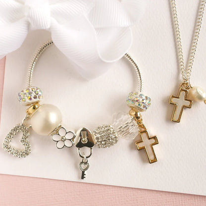 Lauren Hinkley Charm Bracelet | Cross