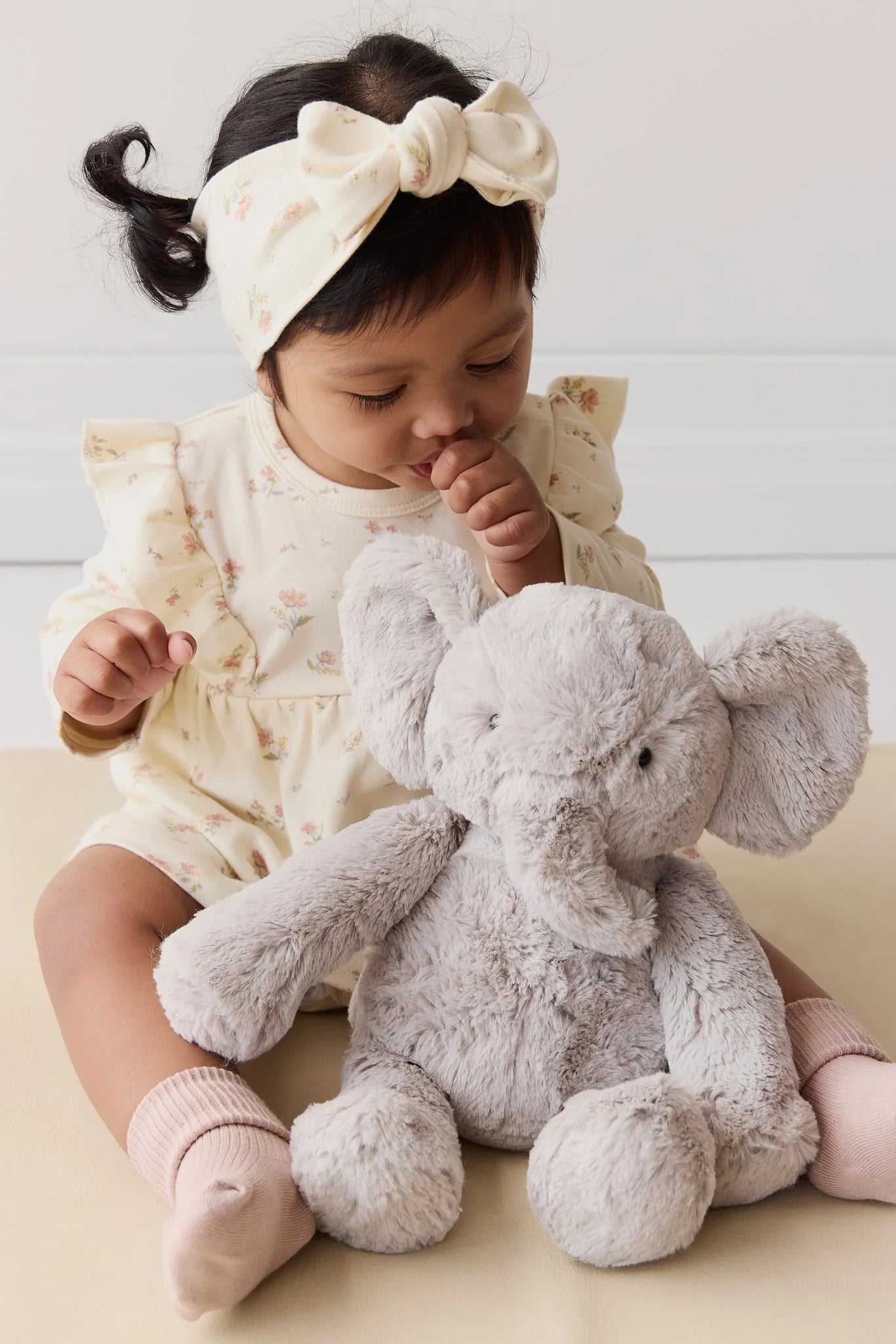 Jamie Kay Snuggle Bunnies Olive Elephant