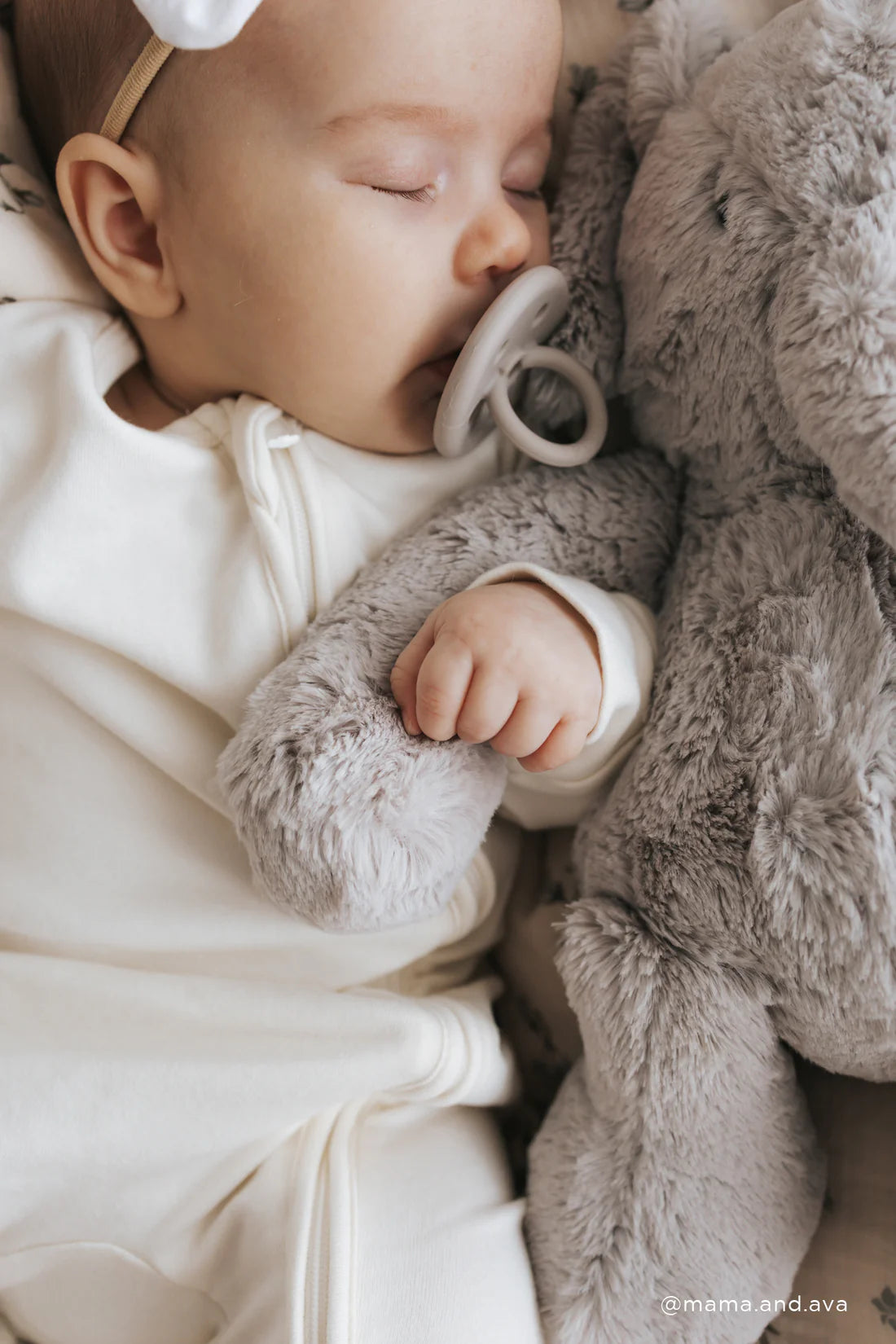 Jamie Kay Snuggle Bunnies Olive Elephant