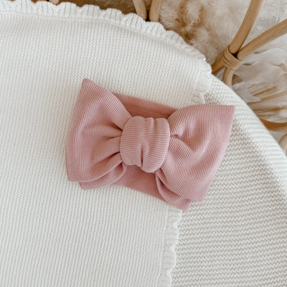 Blossom & Pear Cotton Topknot Dusty Pink