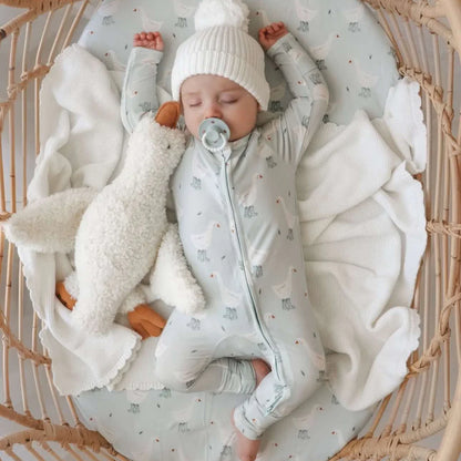 Blossom & Pear Cotton Growsuit Puddle Duck