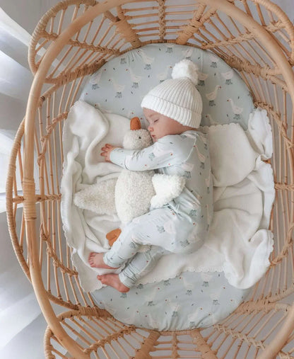 Blossom & Pear Cotton Growsuit Puddle Duck