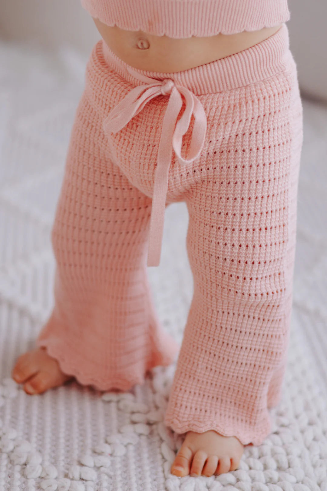 Blossom & Pear Flare Knit Set Blush