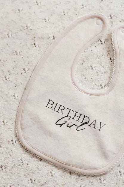 Bencer & Hazelnut Birthday Girl Bib