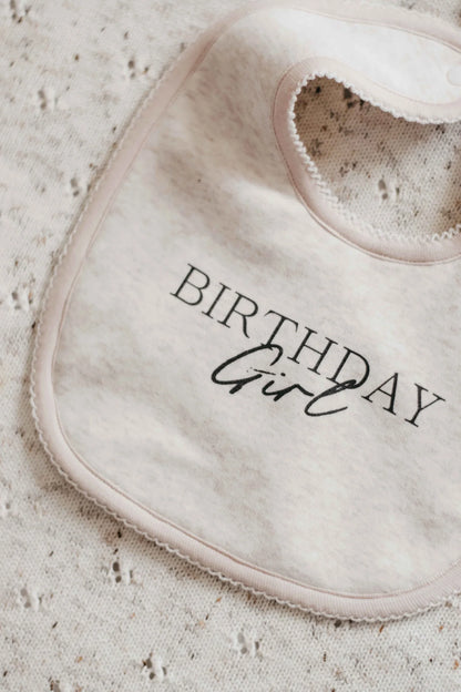 Bencer & Hazelnut Birthday Girl Bib